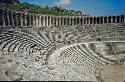 Vista del teatro, siglo II d.C. de Roman