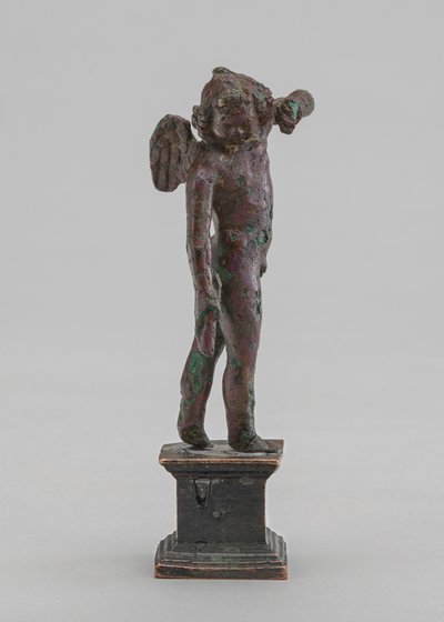 Niño Alado Llevando una Antorcha de Roman