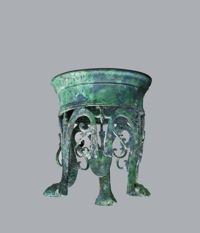 Soporte de bronce de Roman Imperial Period