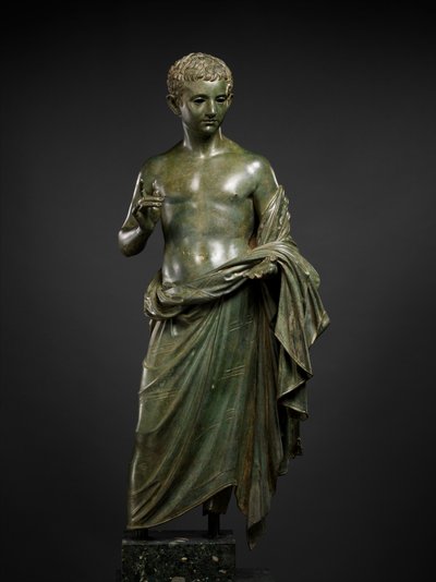 Estatua de bronce de un niño aristocrático, 27 a.C.-14 d.C. de Roman Imperial Period