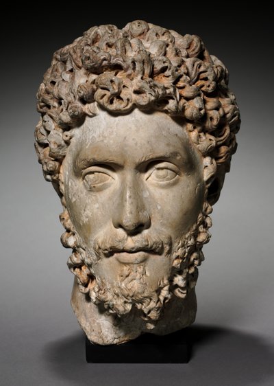 Cabeza de un noble u oficial, 175-200 de Roman Imperial Period