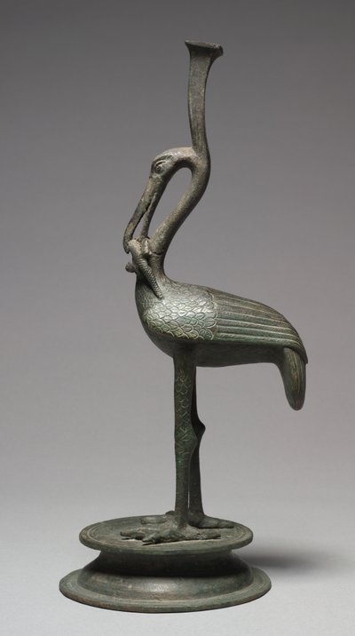 Ibis comiendo un lagarto, siglo I a.C.-siglo I d.C. de Roman Imperial Period