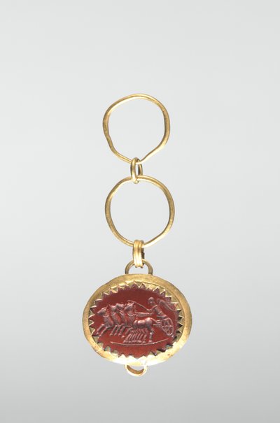 Intaglio con Victoria en carro de Roman Imperial Period