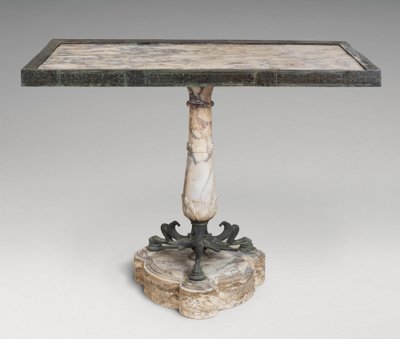 Mesa de mármol y bronce de Roman Imperial Period