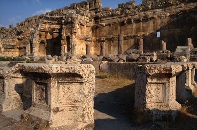 Santuario de Júpiter Heliopolitano, La Gran Corte, Alto Período Imperial (27 a.C.-395 d.C.) de Roman Imperial Period