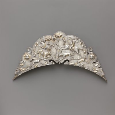Mango de plata de un gran plato, siglos II-III d.C. de Roman Imperial Period