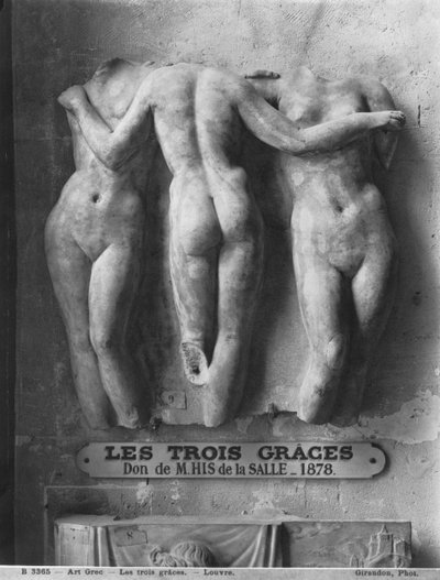 Las Tres Gracias, copia romana de un original griego helenístico del siglo II a.C. de Roman Imperial Period