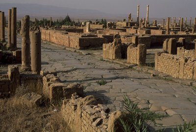 Vista de una calle, Alto Imperio (27 a.C.-395 d.C.) de Roman Imperial Period