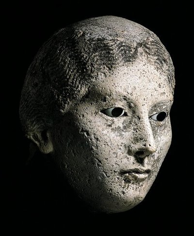 Modelo de una cabeza de mujer, siglo II o III d.C. de Roman Period Egyptian