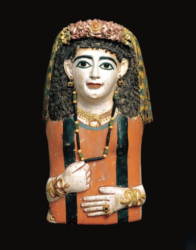 Máscara de momia, 60-70 d.C. de Roman Period Egyptian