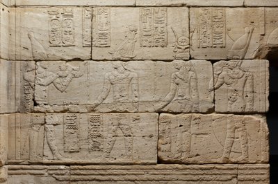 Relieve del Templo de Dendur, c.10 a.C. de Roman Period Egyptian
