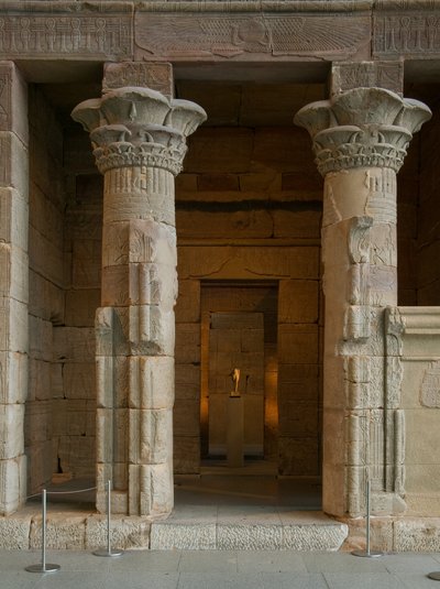 El Templo de Dendur, c.10 a.C. de Roman Period Egyptian
