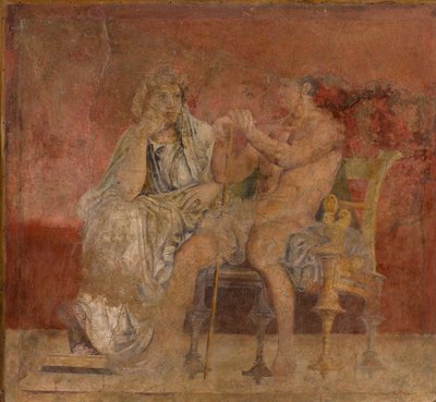 Pareja sentada, c.50-40 a.C. de Roman Republican Period