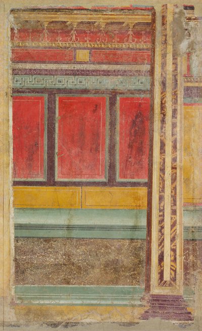 Pintura mural de una villa en Boscoreale de Roman Republican Period