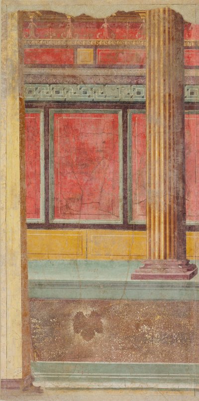 Pintura mural de una villa en Boscoreale de Roman Republican Period