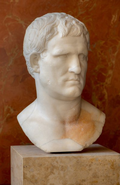 Busto de Agripa (ca. 64 a.C. - 12 a.C.) de Roman Roman