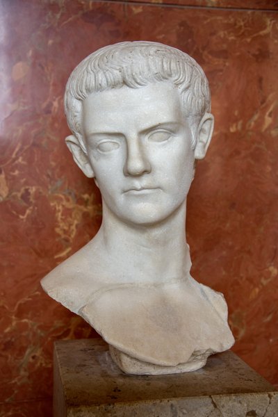 Busto del Emperador Calígula (12 - 41 d.C.) mármol de Roman Roman