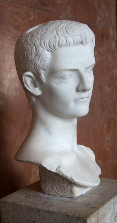 Busto del emperador Calígula (12 - 41 d.C.) de Roman Roman