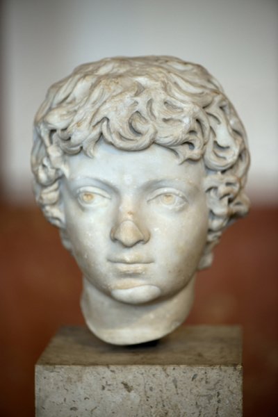 Cabeza del emperador romano Caracalla niño (188 - 217 d.C.) de Roman Roman