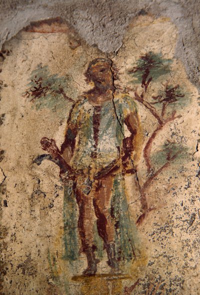 Fresco erótico de Lupanar, Pompeya (Lista del Patrimonio Mundial de la UNESCO de Roman Roman