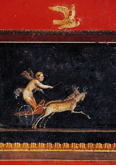 Friso con cupido, Casa de los Vettii, Pompeya (Lista del Patrimonio Mundial de la Unesco de Roman Roman