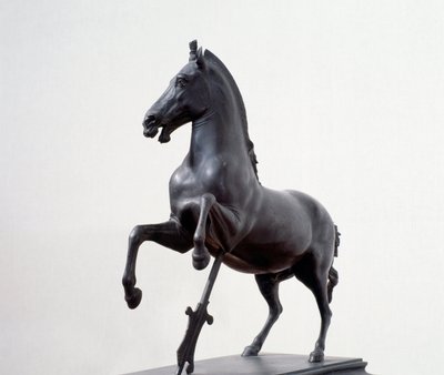 Caballo galopando (escultura de bronce después de un original griego del siglo IV a.C.) de Roman Roman