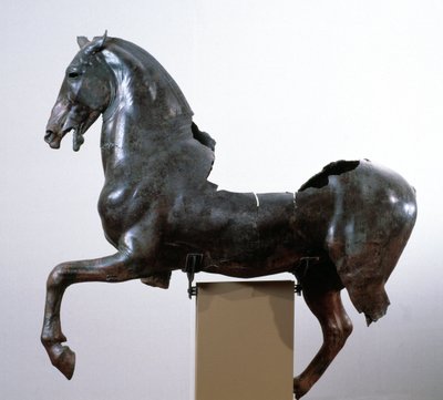 Caballo (escultura de bronce después de un original griego del siglo IV a.C.) de Roman Roman