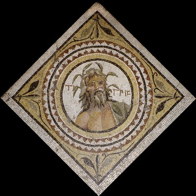 Personificación del Río Tigris, finales del siglo II/III D.C. de Roman Roman