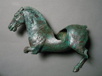 Arte romano: caballo galopando. Escultura de bronce de Cerro al Calvario. de Roman Roman