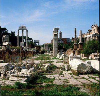 Arte romano: vista del Foro de Roman Roman