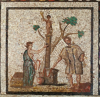 Sacrificio a Ceres o Apolo (mosaico) de Roman Roman