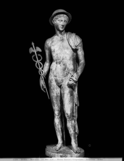 Estatua de Mercurio (mármol) de Roman Roman