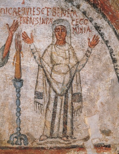 La difunta Cominia (fresco) de Roman Roman