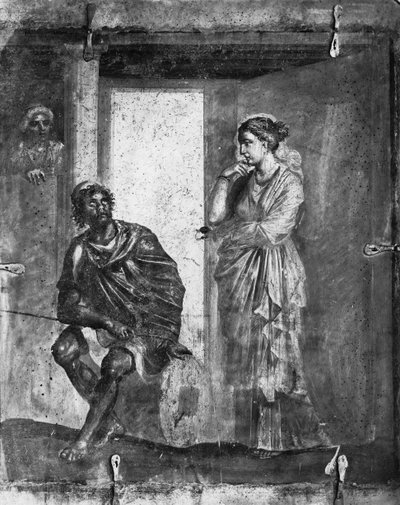 Ulises y Penélope, del Macellum, Pompeya de Roman Roman