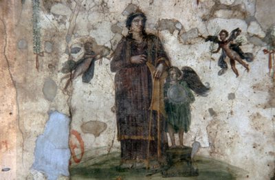Venus Pompeiana, fresco de la Teberna de los Cuatro Dioses, Via dell