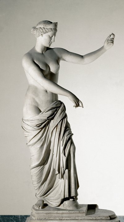 Venus de Capua con un espejo (escultura de mármol después de un original griego del siglo IV-III a.C.) de Roman Roman