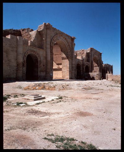Vista del templo romano de Roman Roman