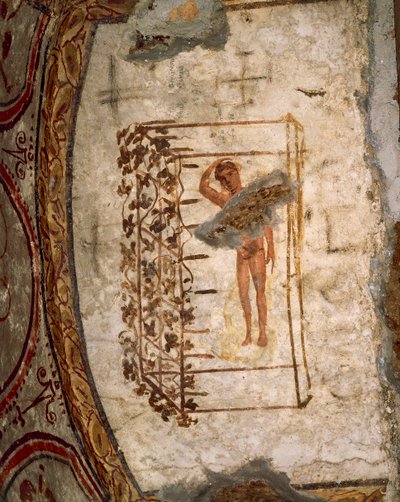 Juventud, enrejado y vides, siglo III-V d.C. de Roman Roman