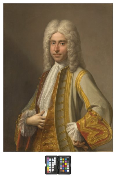 Retrato de un caballero de Roman School