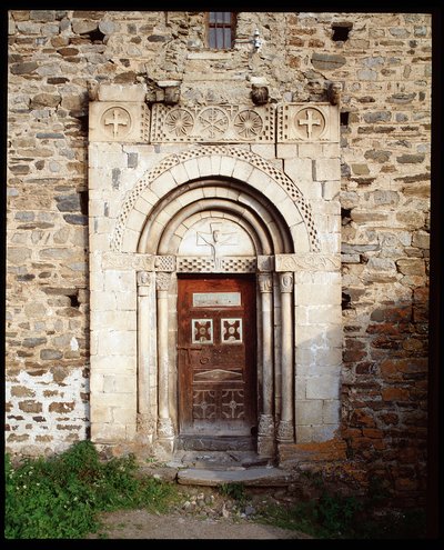 Portal de la iglesia de Romanesque