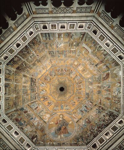 El Cristo Juez - Mosaico de Romanesque