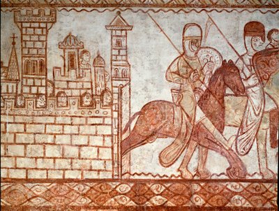 El asedio de Damasco (detalle) de Romanesque
