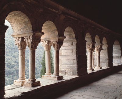 Vista del Priorato de Romanesque