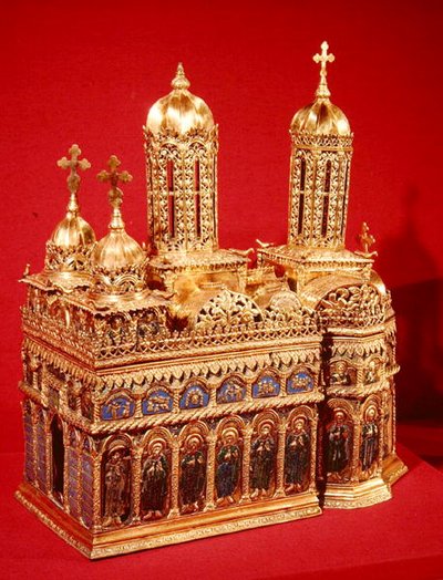 Kivotion, del Monasterio de Hurezi, Condado de Vilcea, 1691-92 de Romanian School