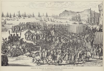 Llegada de Guillermo de Orange a Inglaterra, noviembre de 1688 de Romeyn de (after) Hooghe