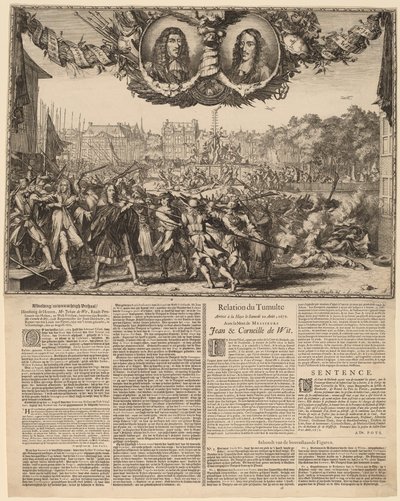Afbeelding en waarachtigh Verhaal... (Representación de la verdadera historia de Johan de Witt...) de Romeyn de Hooghe