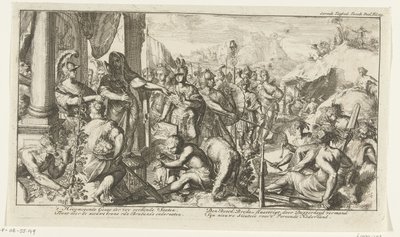 Alegoría de las adquisiciones en Brabante de Romeyn de Hooghe