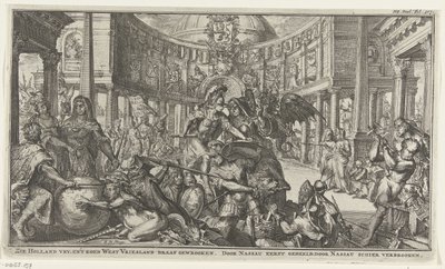 Alegoría del papel de Nassau en la unidad de la República de Romeyn de Hooghe