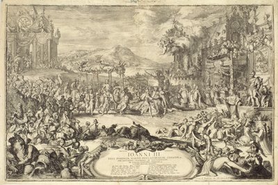 Entrada de coronación de Juan III (1629-96) en Polonia, 1675 de Romeyn de Hooghe