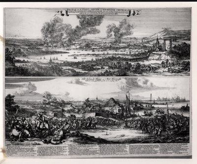 Ataque holandés en el río Medway, 20 y 21 de junio de 1667, grabado por Nicolas Visscher de Romeyn de Hooghe